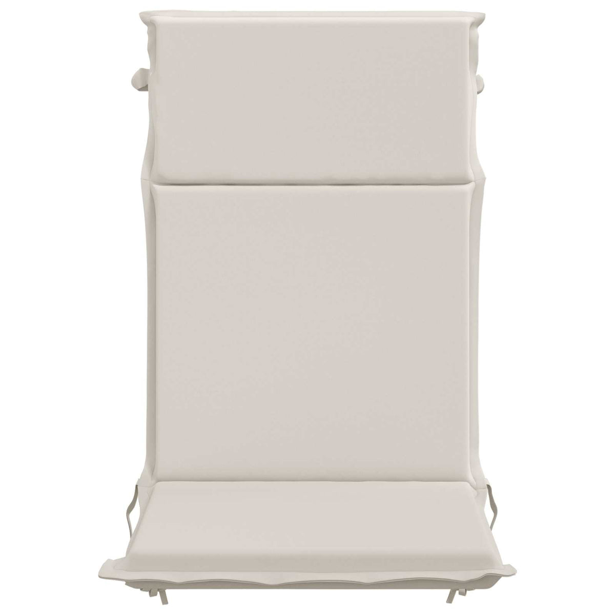 vidaXL High Back Chair Cushion GEMERT 4 pcs 100% Polyester White 4