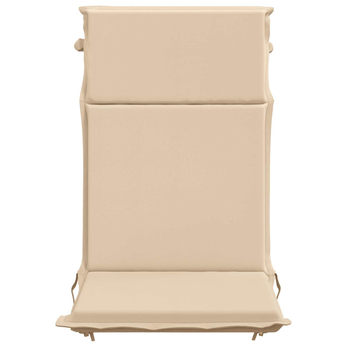 vidaXL High Back Chair Cushion GEMERT 6 pcs 100% Polyester Cream 4