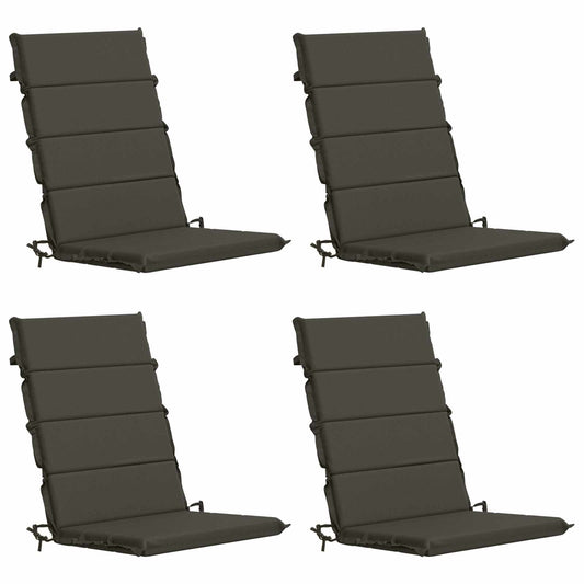 High Back Chair Cushion GEMERT 100% Polyester High Back Cushion (melange) Anthracite 4