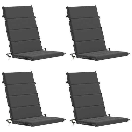High Back Chair Cushion GEMERT 100% Polyester High Back Cushion (polyester) 4 pcs Anthracite