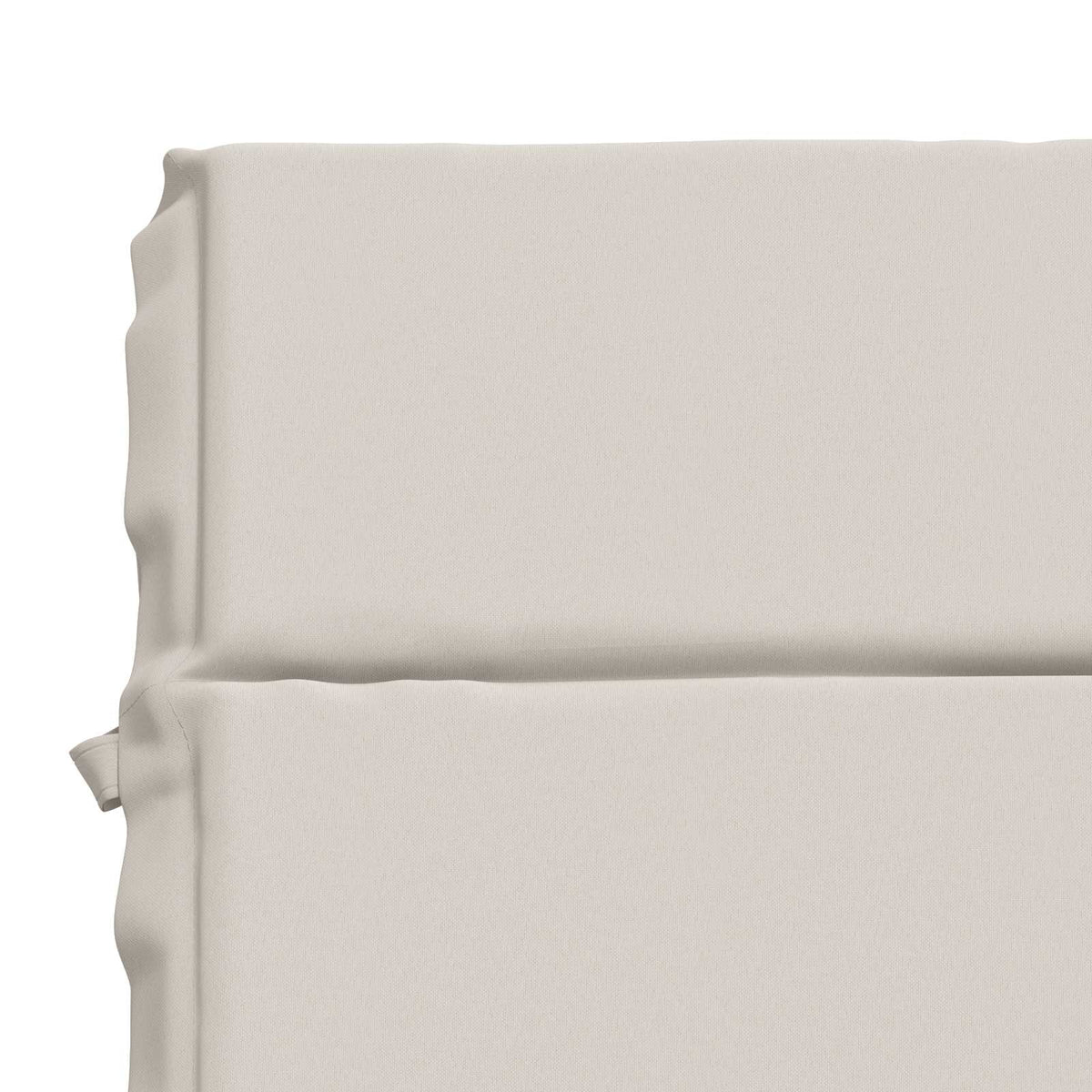 vidaXL Sunlounger Cushion GEMERT 100% Polyester White 200 x 80 x 3 cm 6