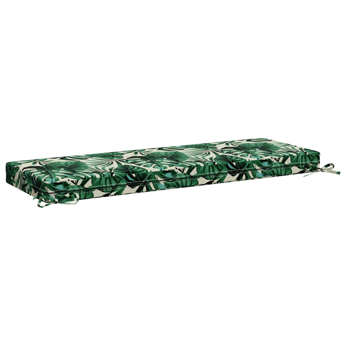 vidaXL Bench Cushions SOEST 2 pcs 100% Polyester Leaf Pattern 6