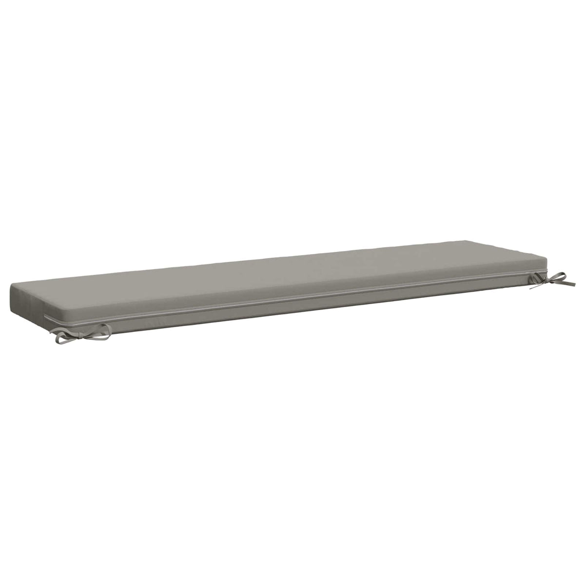 vidaXL 2-Piece Bench Cushions SOEST 2 pcs 100% Polyester Grey 6