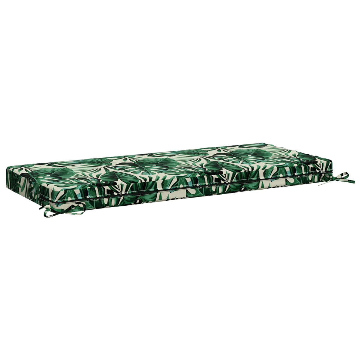 vidaXL Bench Cushions SOEST 2 pcs 100% Polyester Leaf Pattern 6