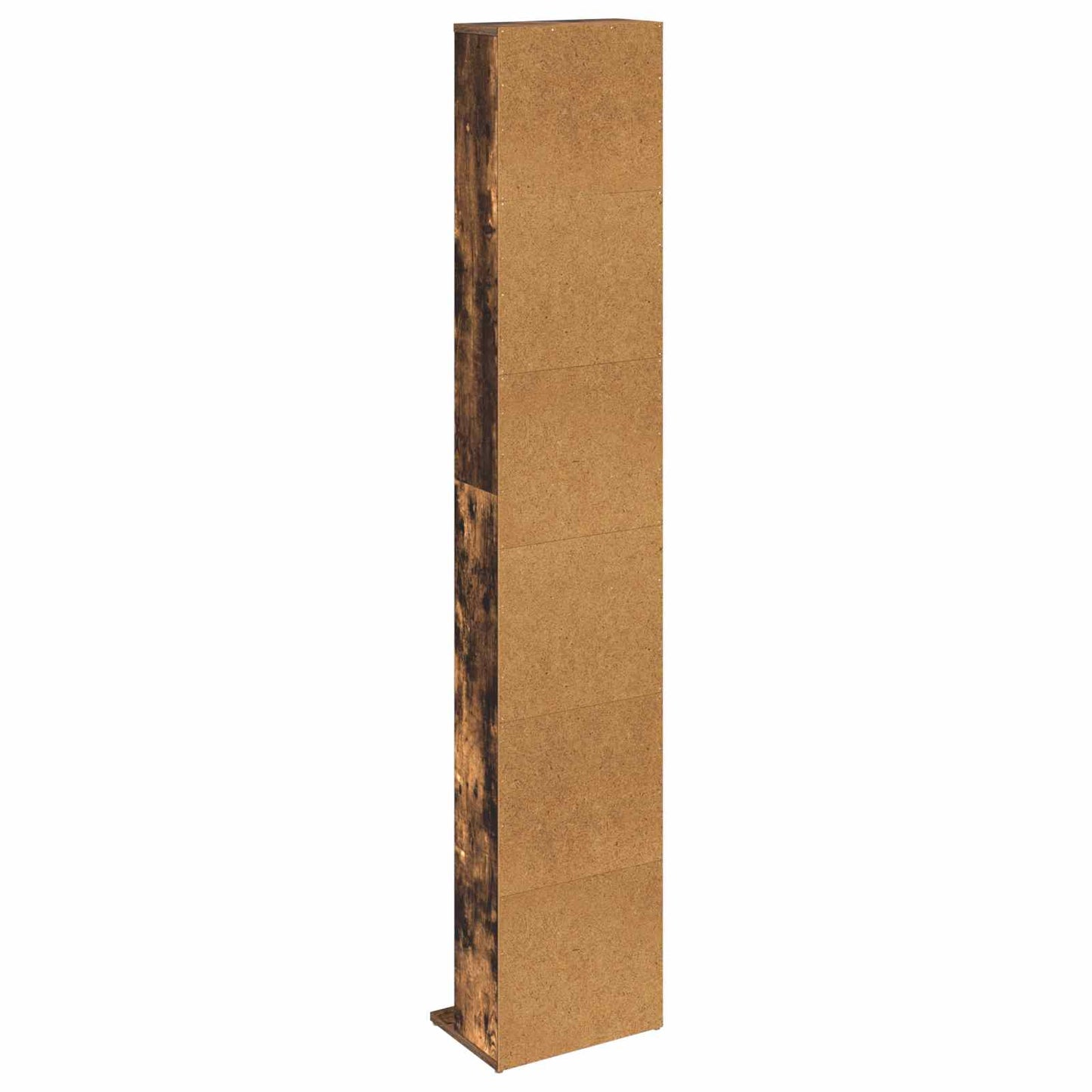 vidaXL CD Cabinet Smoked Oak 33 x 23.5 x 175 cm Engineered Wood 6