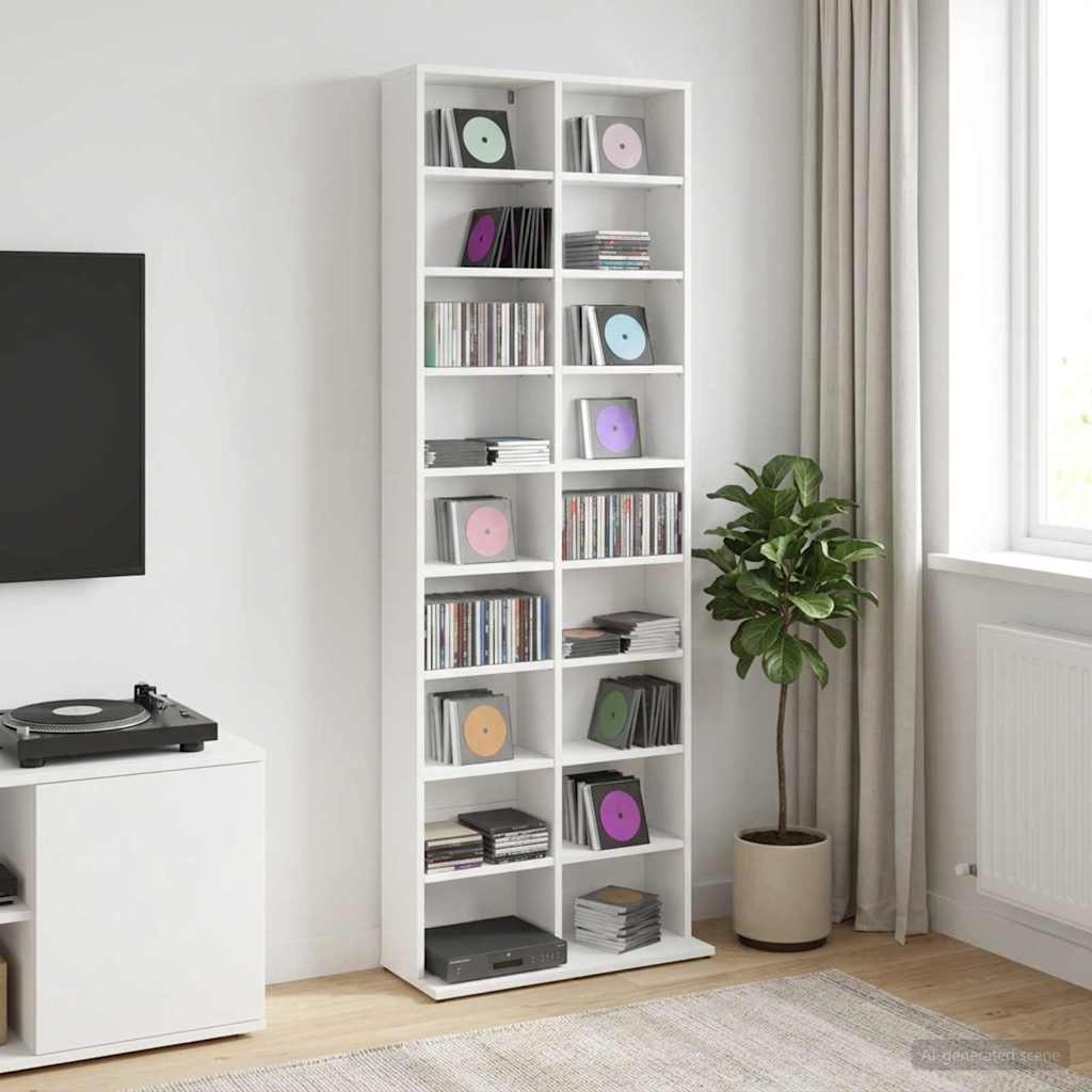vidaXL CD Cabinet Engineered Wood Height 175 cm