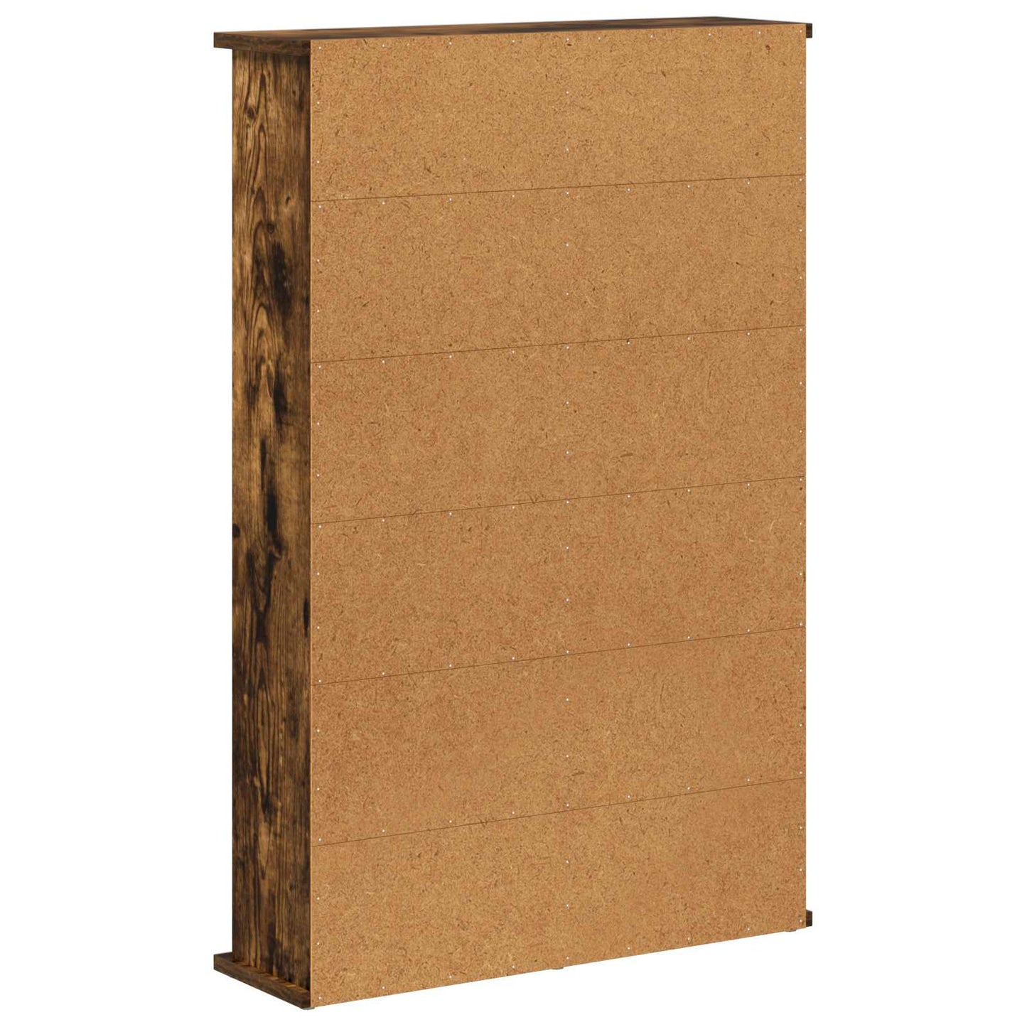 vidaXL CD Cabinet Smoked Oak 60 x 17 x 92 cm Engineered Wood 6
