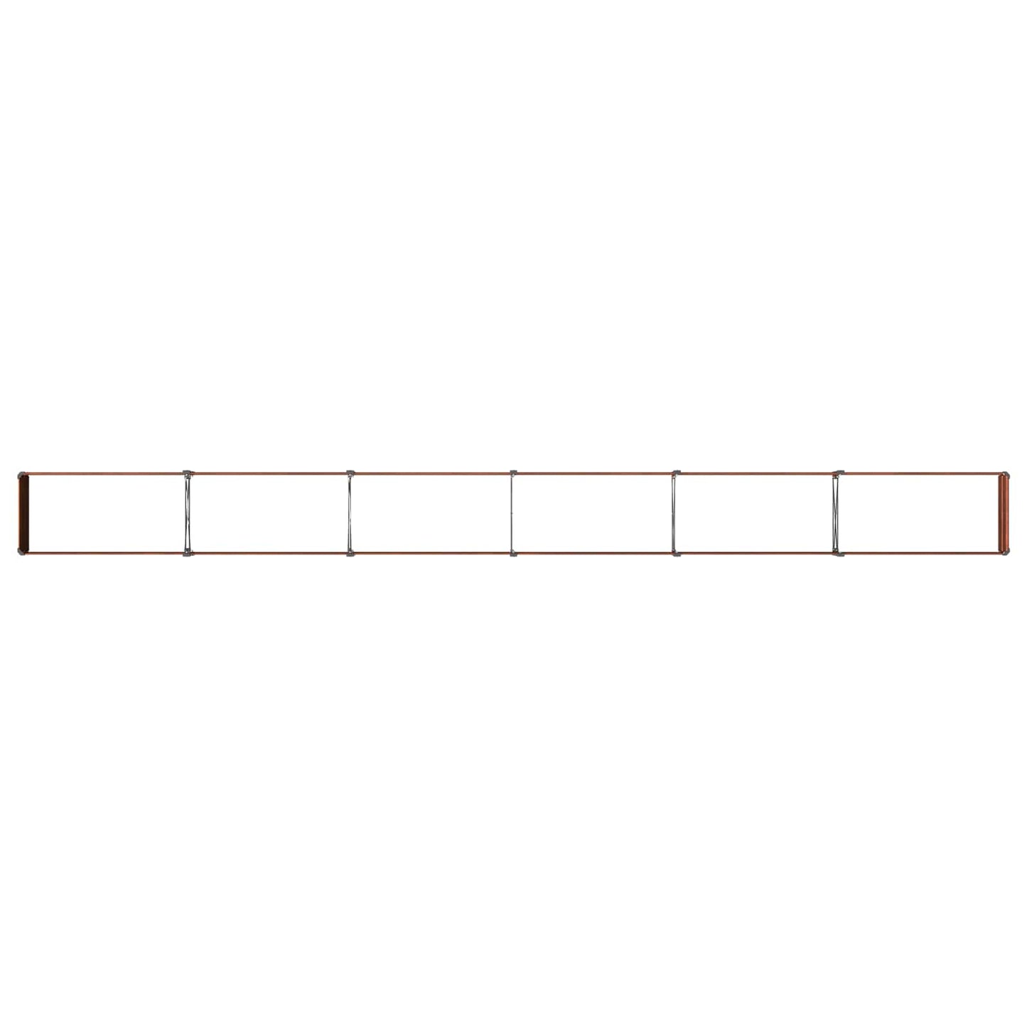 vidaXL Raised Garden Bed Rusty 480 x 40 x 24 cm corton 6