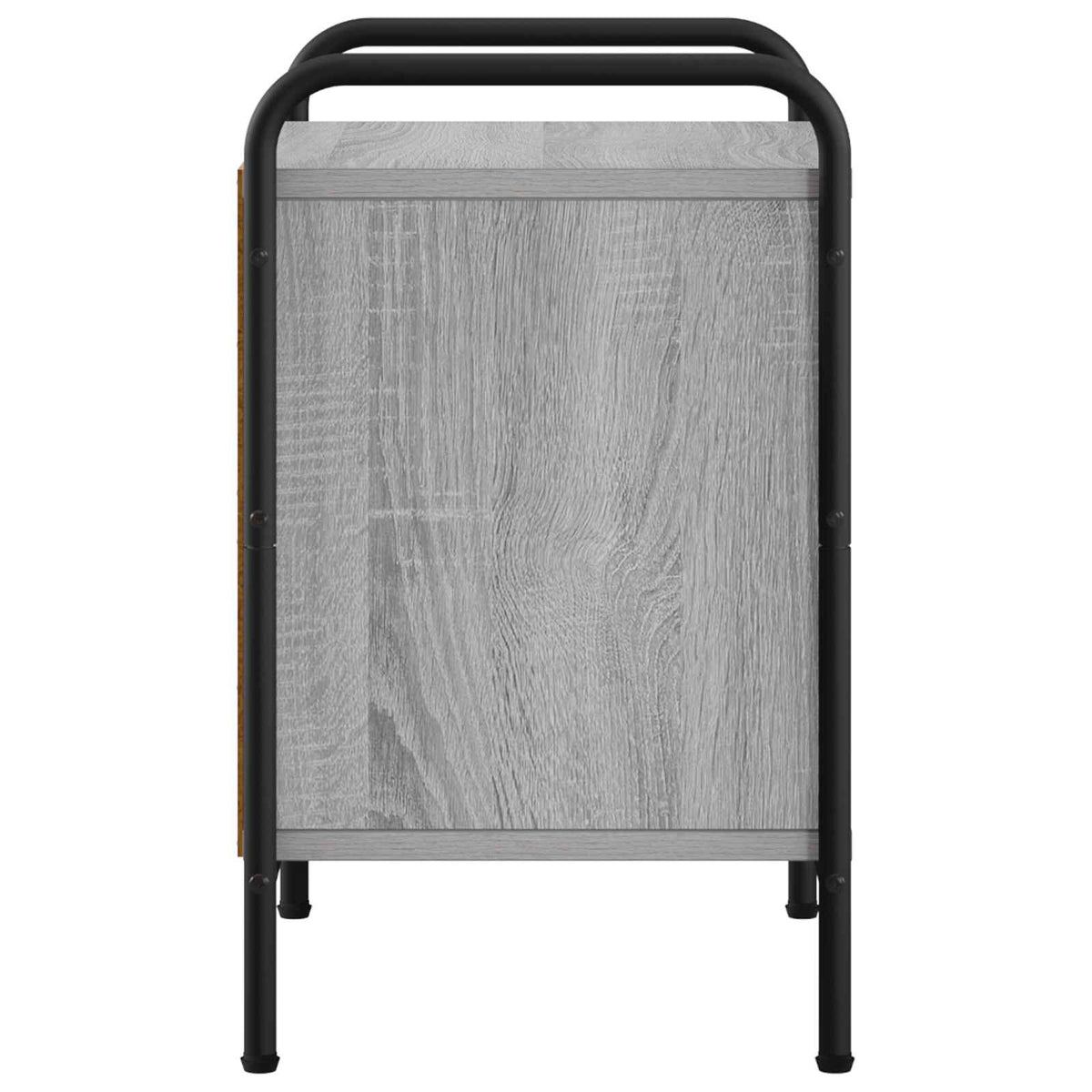 vidaXL Bedside Cabinet 2 pcs Grey Sonoma 40 x 30 x 50 cm 6