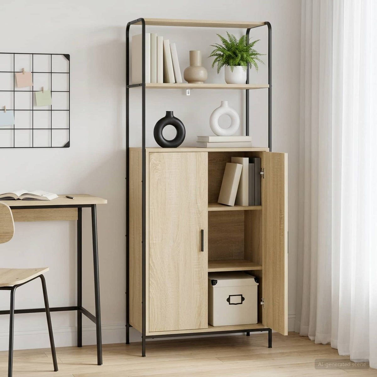 vidaXL Highboard Engineered Wood