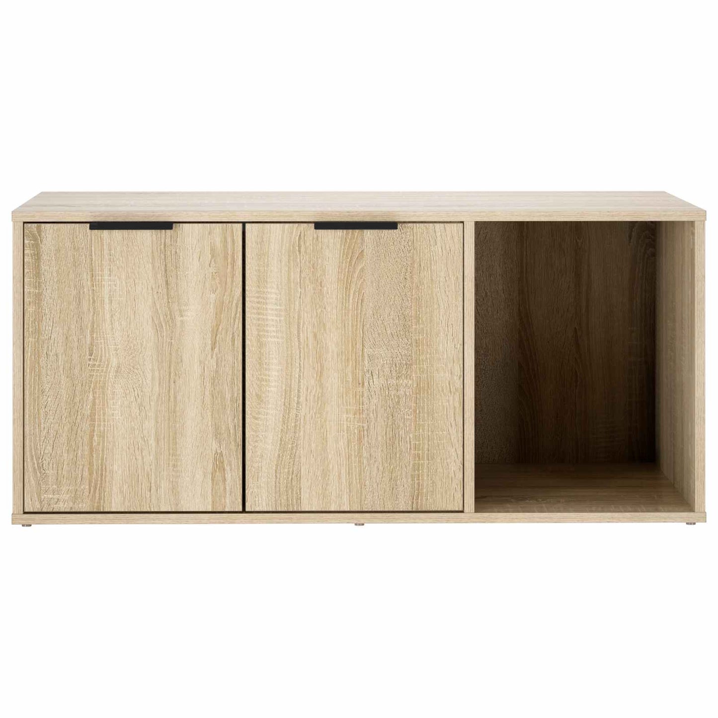 vidaXL Cat Crate Furniture Sonoma Oak 100 x 49 x 45 cm Engineered Wood 6
