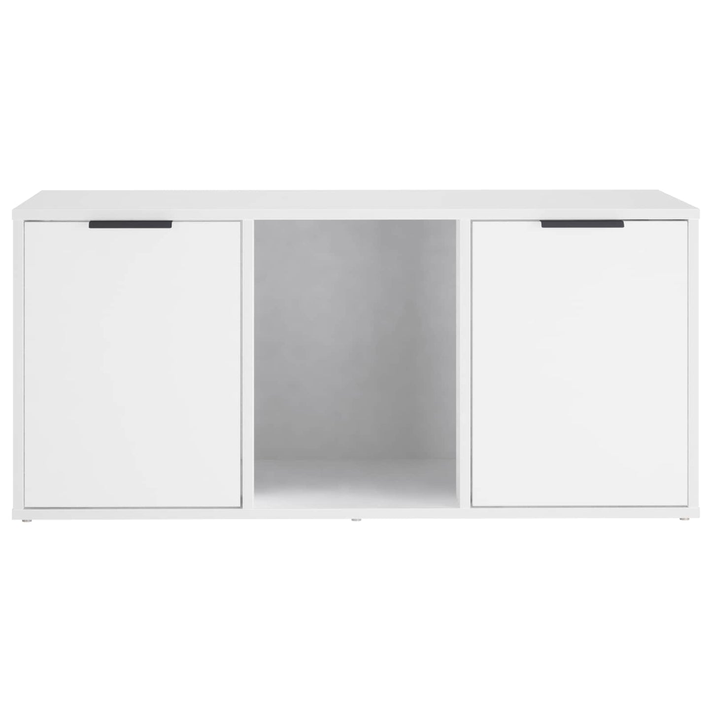 vidaXL Cat Crate Furniture White 100 x 49 x 45 cm Engineered Wood 6