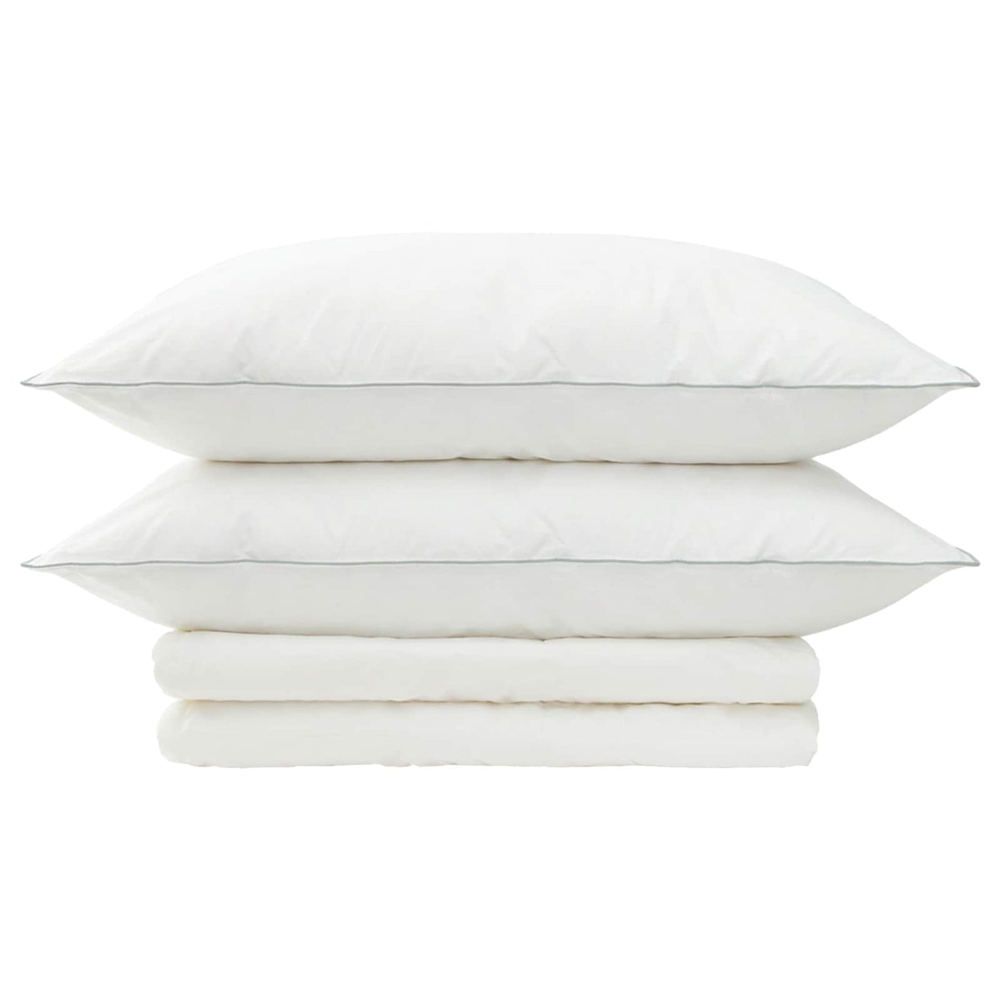 vidaXL Duvet and Pillow Set 3 pcs 155x220 cm Summer 200 GSM Wool White 6