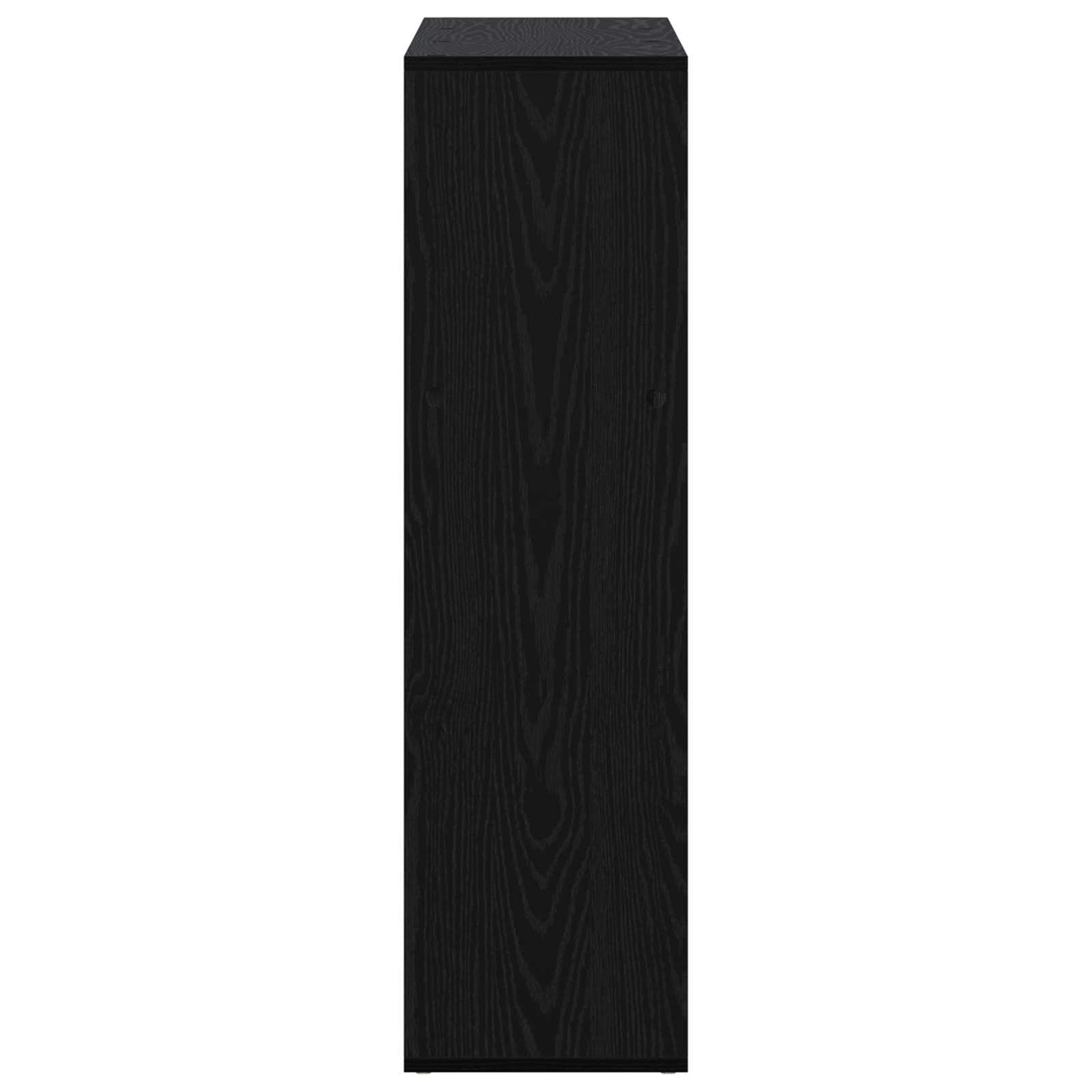 vidaXL Book Cabinet 102 x 29 x 103.5 cm Engineered Wood Black Oak 6