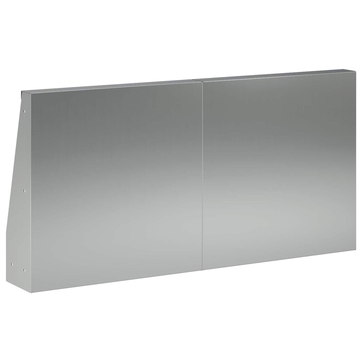 vidaXL Retaining Wall 2 pcs 40 x 12 x 40 cm Galvanised Steel Silver 6