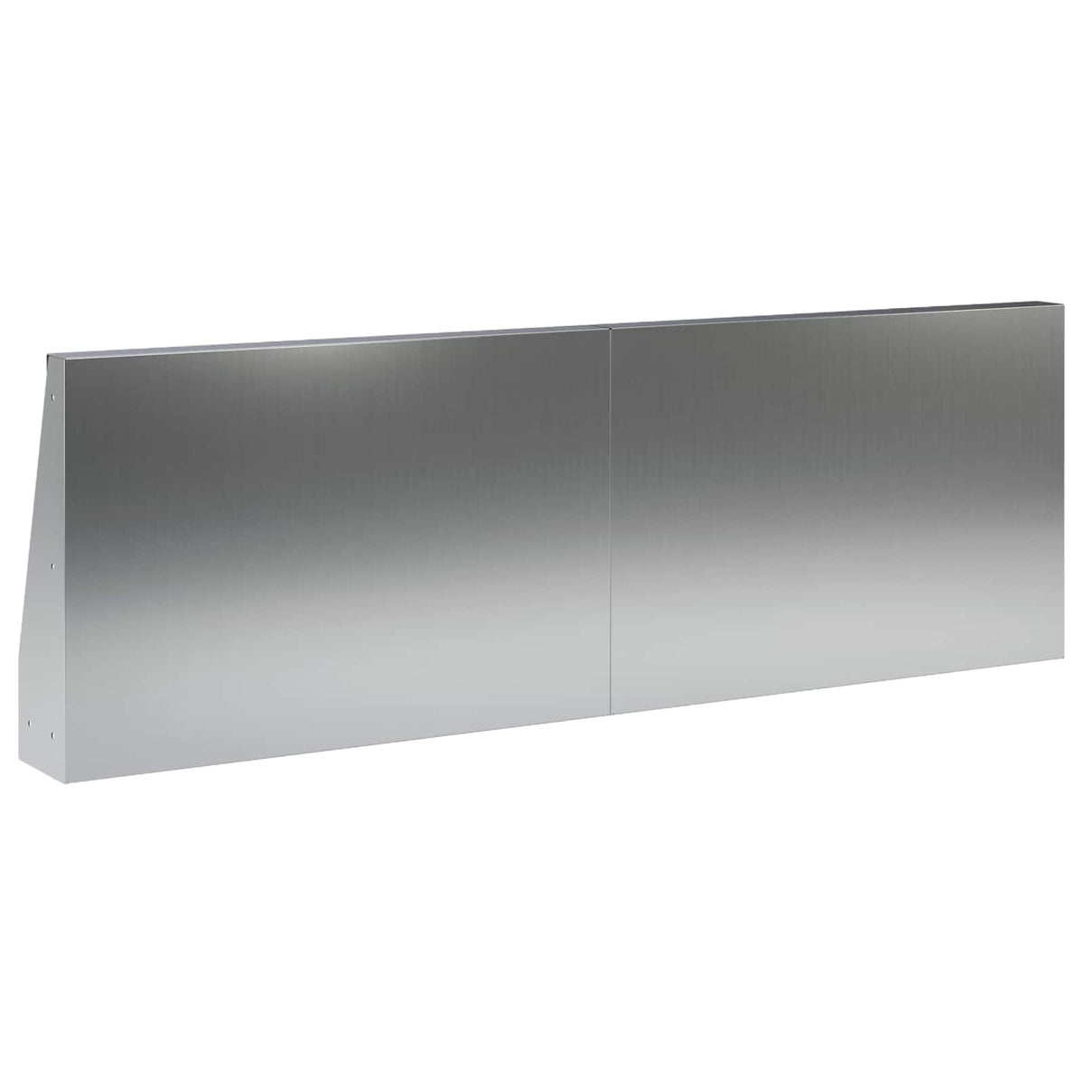 vidaXL Retaining Wall 2 pcs 60 x 12 x 30 cm Galvanised Steel Silver 6