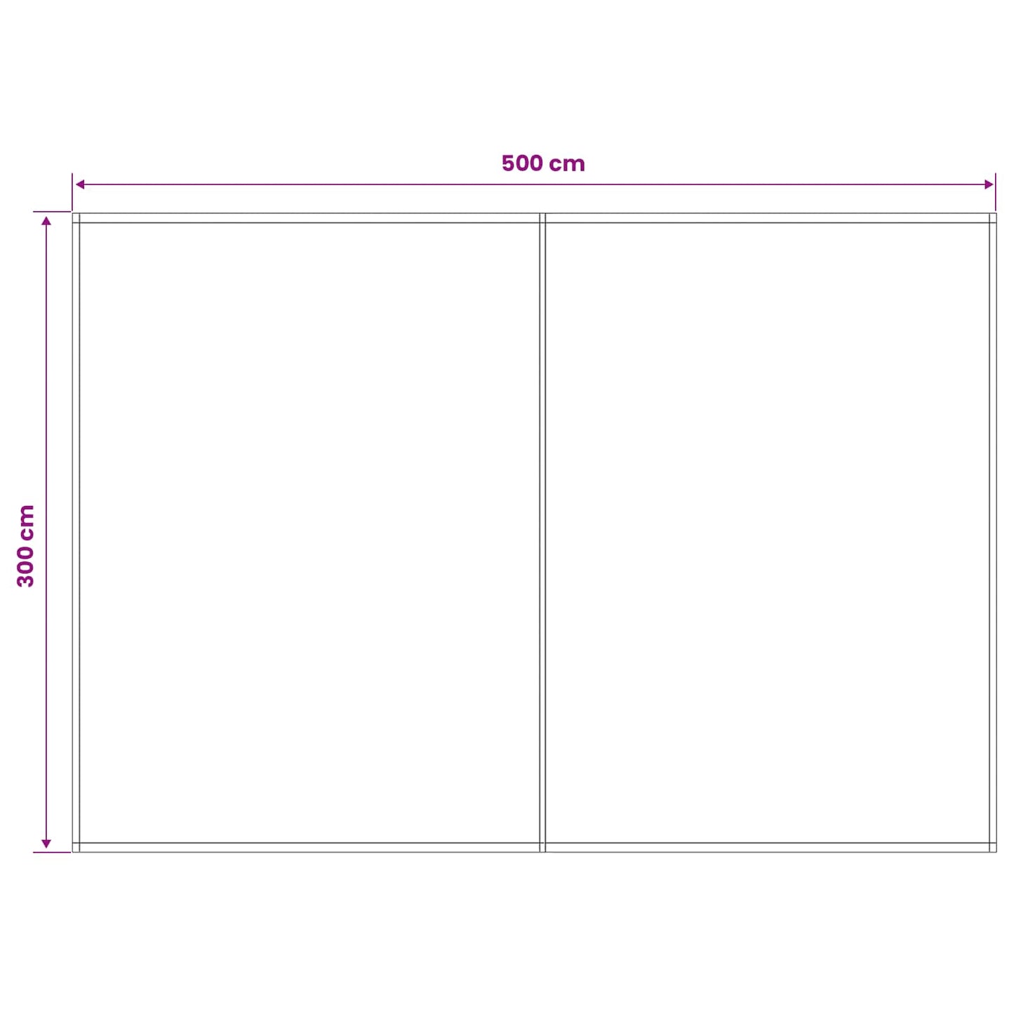 vidaXL Awning Replacement Fabric Yellow and White 500 x 300 cm 5