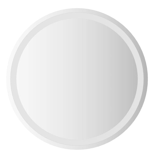 LED Bathroom Mirror Transparent Ø 30 cm Tempered Glass 60 cm 60 cm