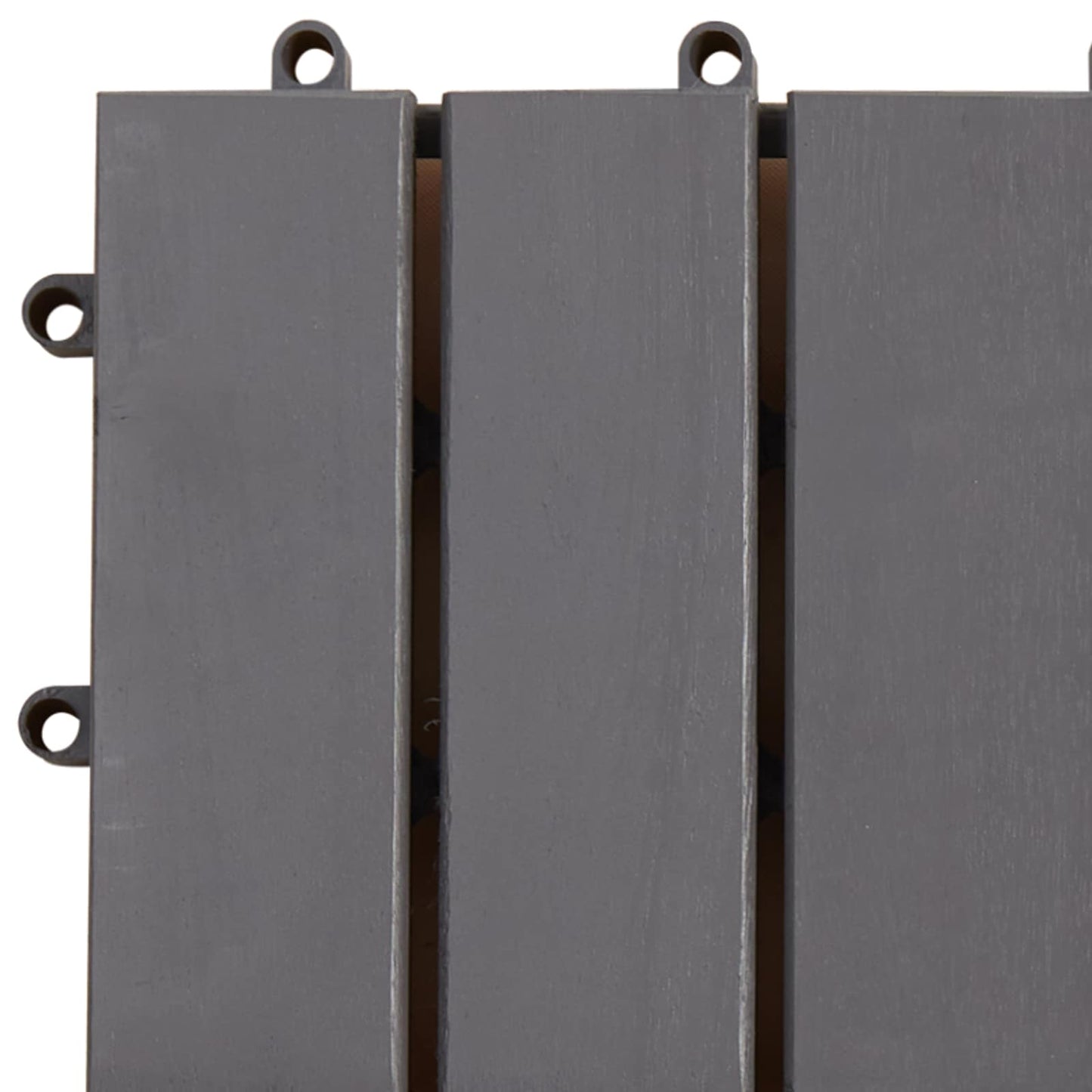 vidaXL Decking Tile 20 pcs Grey 30 x 30 cm Acacia Hardwood 6