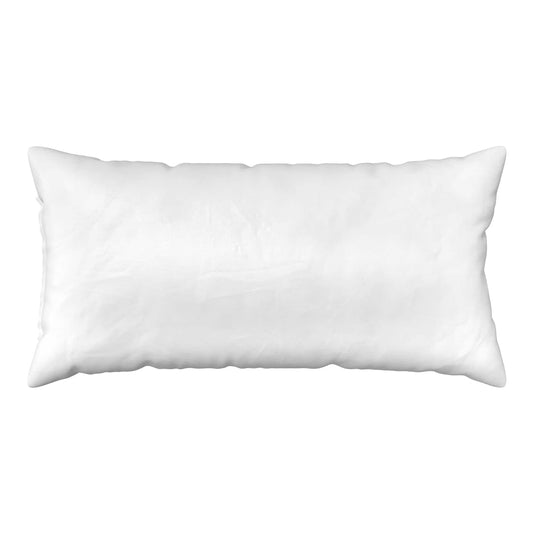 a single white cushion cover on a white background
