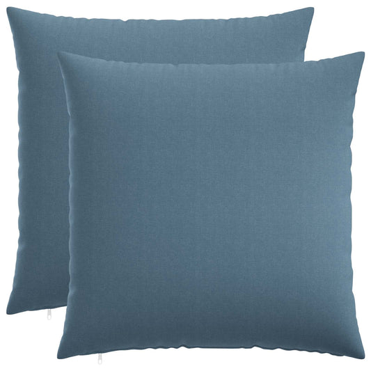 vidaXL Cushion with Pillow HEERLEN 2 pcs Jeans Blue Fabric 2