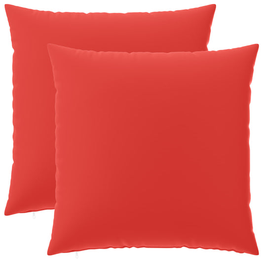 Cushion with Pillow HEERLEN 2 pcs Red Polyester