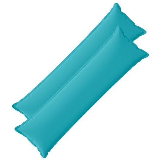 Cushion with Pillow HOUTEN 2 pcs Turquoise Polyester