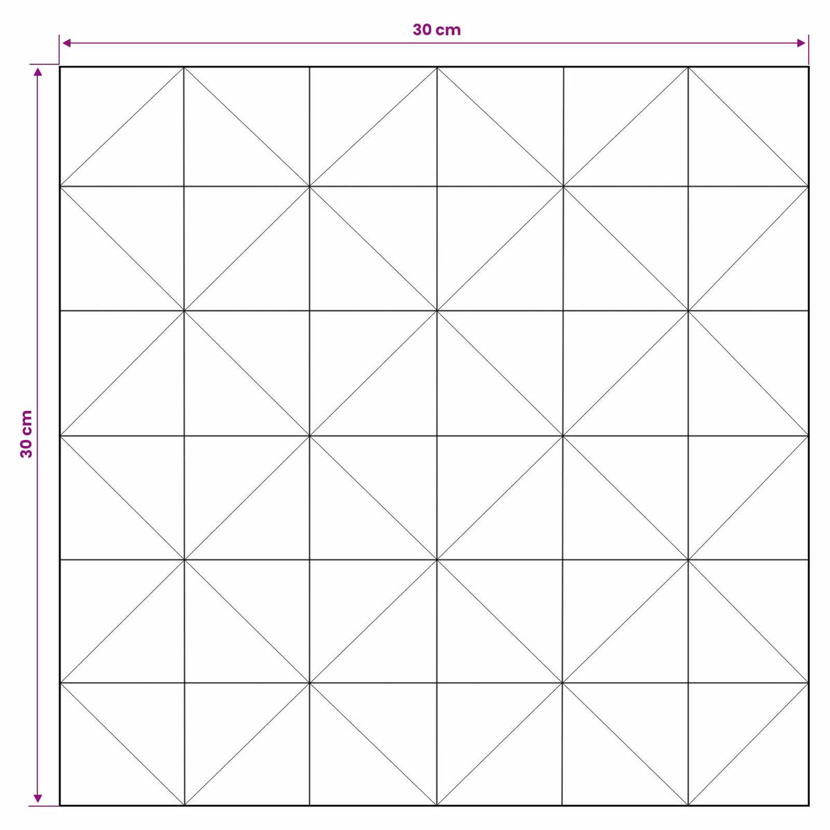 vidaXL Wall Panel 11 pcs Natural 30 x 30 x 2 cm 6