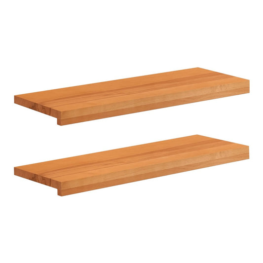 Solid Beech Wood Depth Light brown