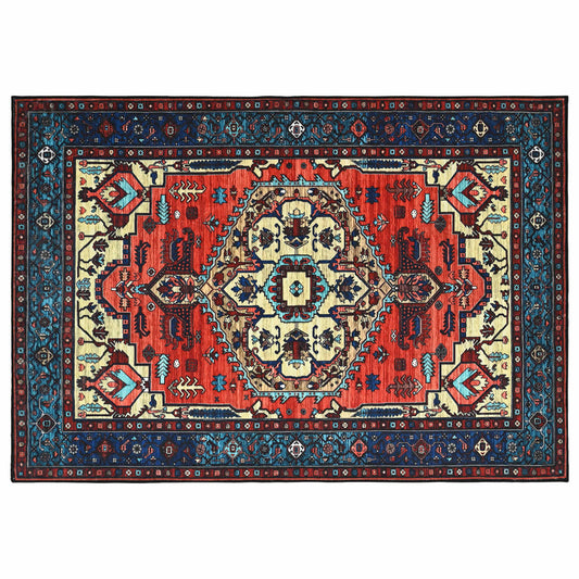 vidaXL Rug ORIZ Red 160 x 230 cm 100% Polyester 2