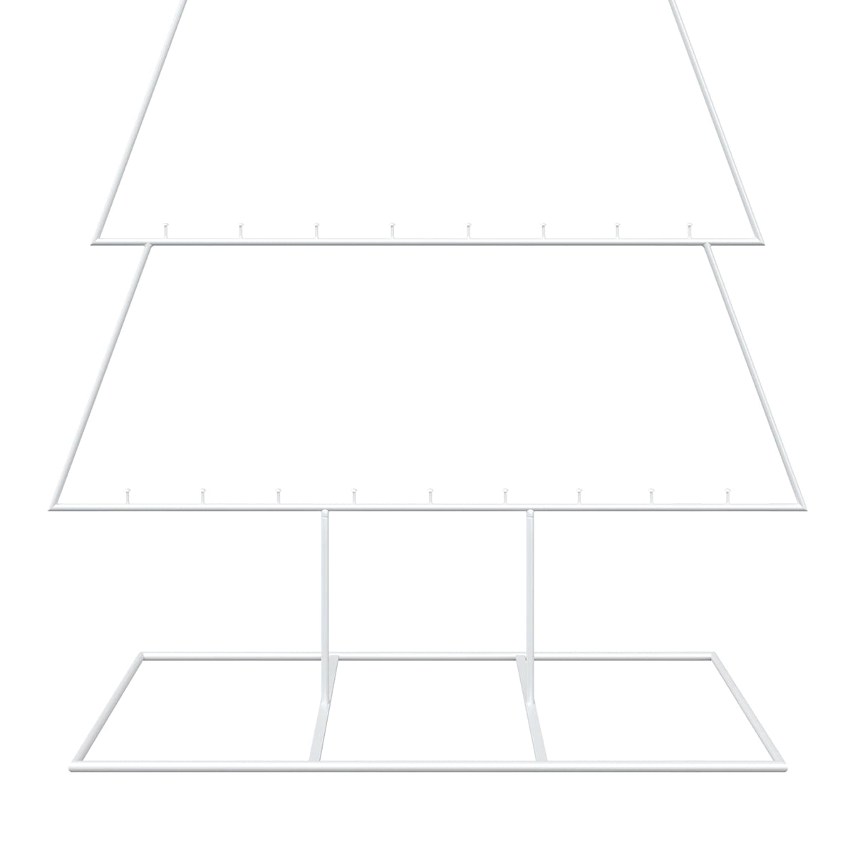 vidaXL Metal Christmas Tree with Classic Stand KUOPIO 210 cm Steel 6
