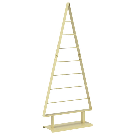 vidaXL Metal Christmas Tree with Triangle Stand KUOPIO 125 cm Steel 2