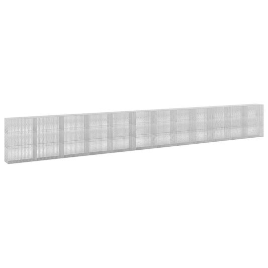 Gabion with 3.5 mm Wire and 5x2.5 cm Mesh 1050x50x150 cm 1200 cm