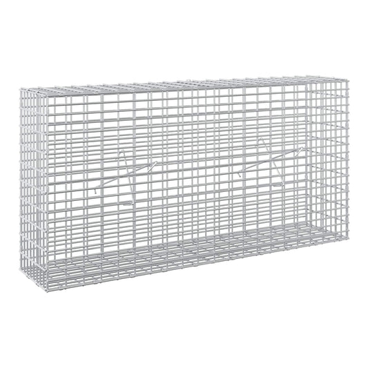 Gabion with 5 mm Wire and 5x2.5 cm Mesh 100x20x50 cm 100 cm