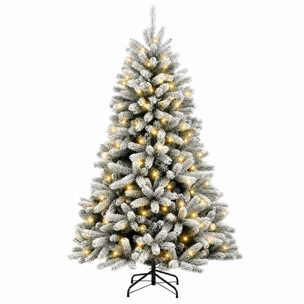 Artificial Hinged Christmas Tree LEDs Warm White