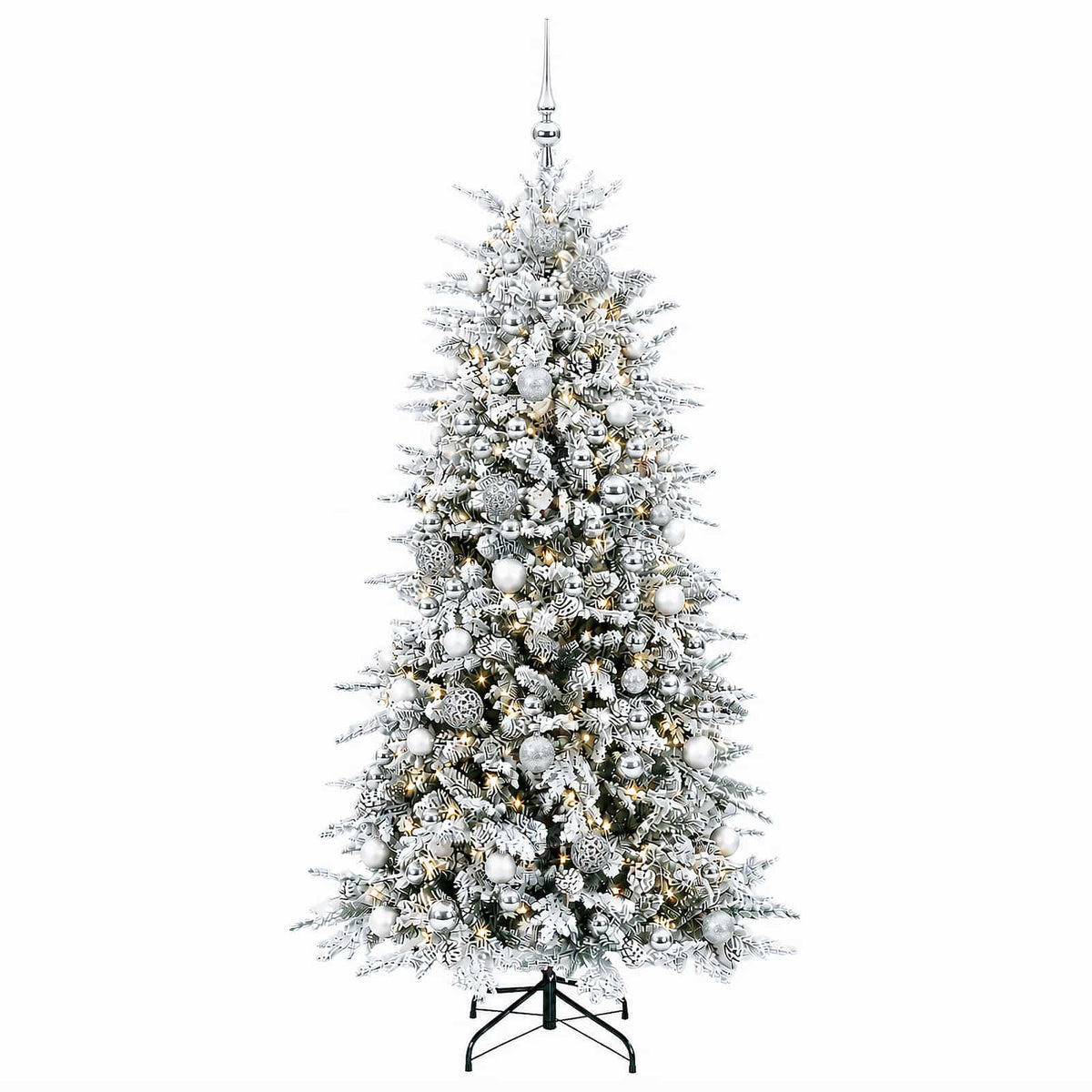 Artificial Hinged Christmas Tree LEDs Warm White