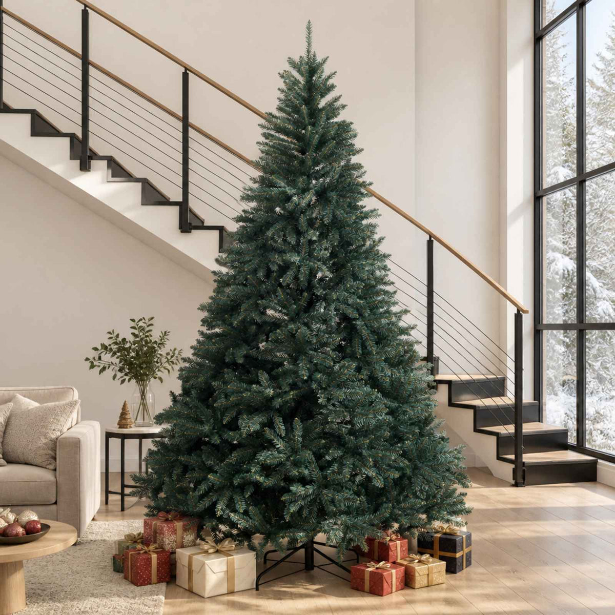 Artificial Christmas Tree Bauble Dark Green without LED