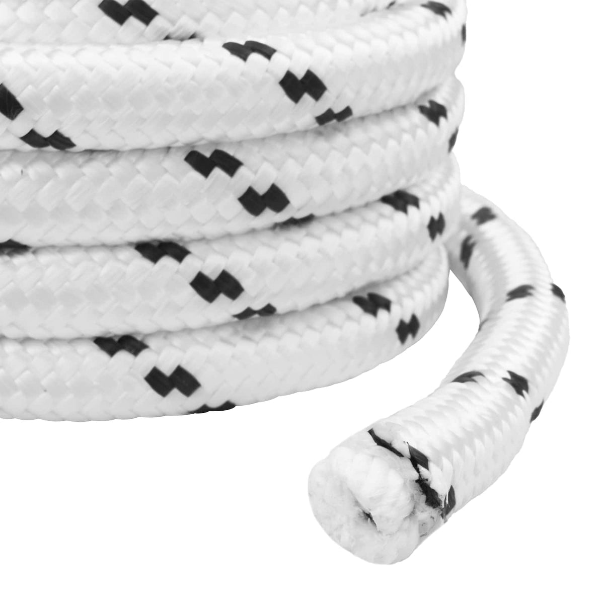 vidaXL Multipurpose Utility Rope 25 mm 25 m White Polyester 4