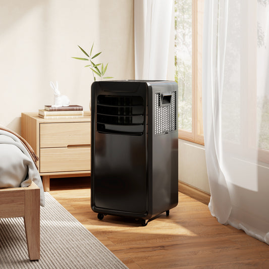 HOMCOM Air Conditioning Unit 10000 BTU in Black