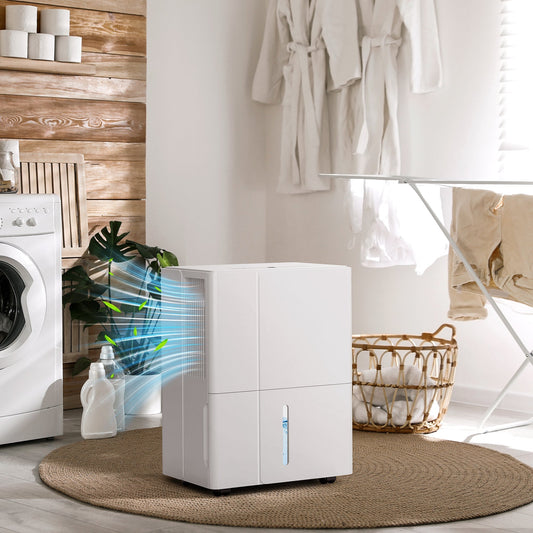 HOMCOM مجفف ملابس ومزيل رطوبة 30 لتر - أبيض