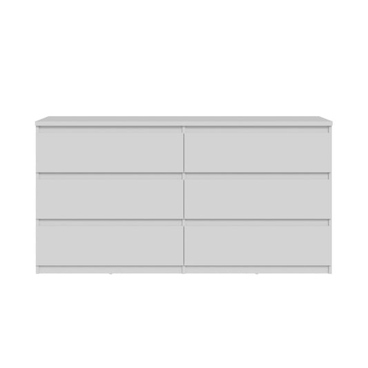 Chelsea 154cm 6 Drawer Chest (CHLK261) in White