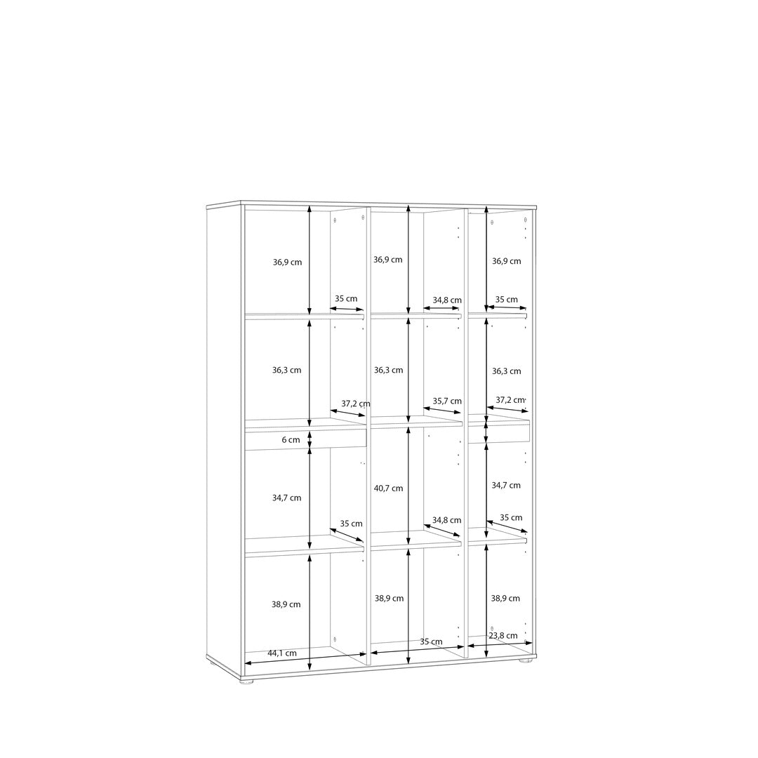 Eliston 110cm 5 Door Display Cabinet (EGMV631)