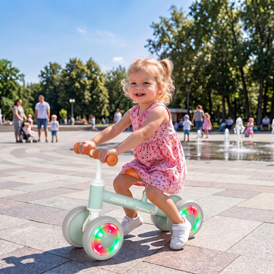 AIYAPLAY Baby Balance Bike for 1-2 Years Old in Green