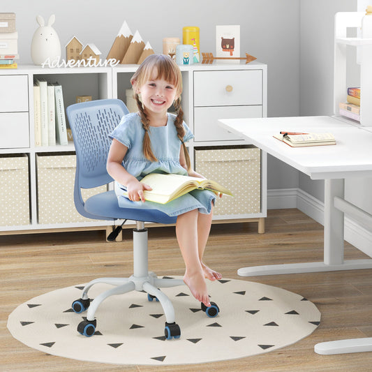 Ergonomic Children Study Chair with Adjustable Height in Blue