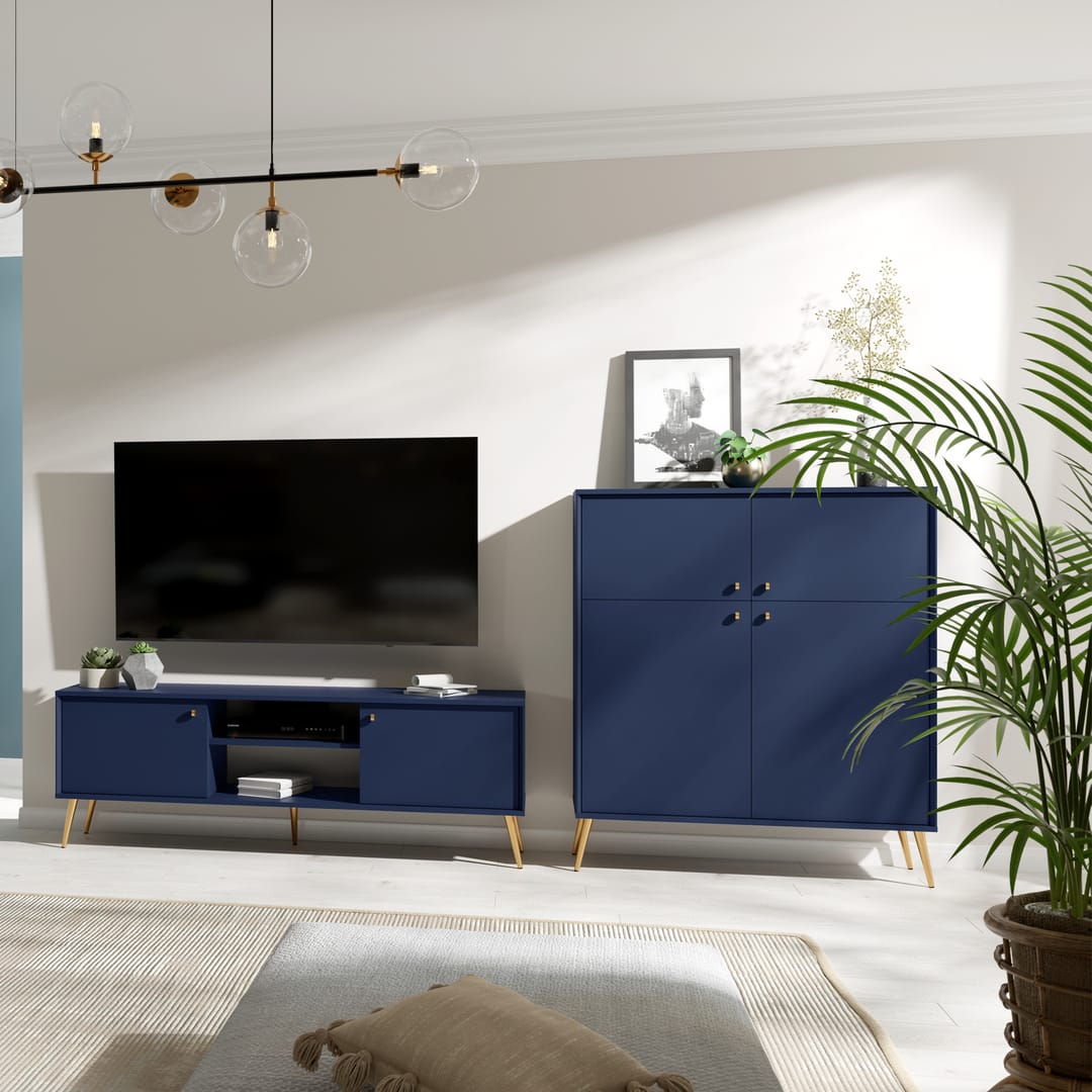 Rose Highboard Cabinet 105cm