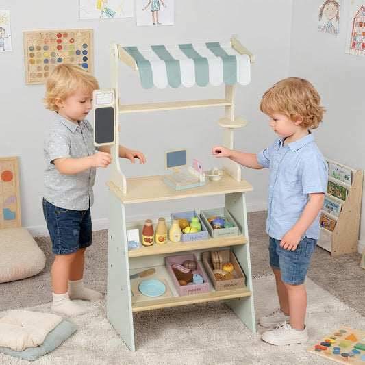 AIYAPLAY Wooden Toy Shop in Green