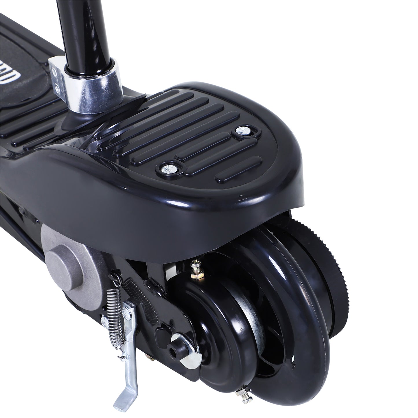 HOMCOM Powered E-Scooter Ride-On, with Brakes, Adjustable Seat, Adjustable Handlebars, Black