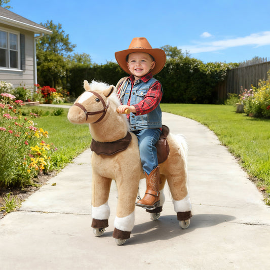 AIYAPLAY Rocking Horse in Brown