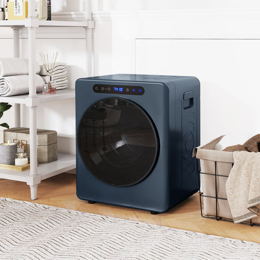 HOMCOM 5kg Compact 40-60℃ Tumble Dryer Blue