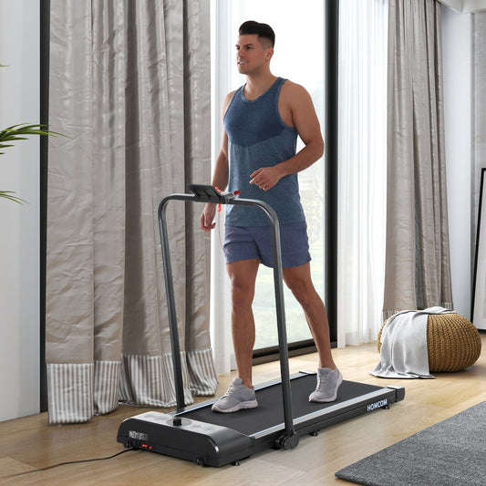 HOMCOM Foldable Walking Treadmill in Blue